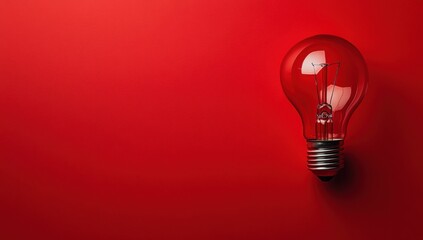 Illuminating idea on vibrant backdrop