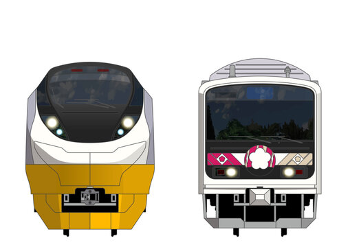 茨城の列車No.5_E657系 / E501系_Japanese Railroad Cars in "Ibaraki"
