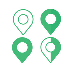 Set icons pin location