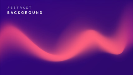 Abstract wavy background with a futuristic neon glow. Smooth gradient blend of purple and pink creates a dynamic and modern look. Perfect for digital art, tech themes, and creative design projects