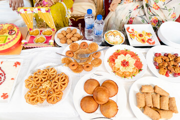 Bangladeshi wedding food decoration