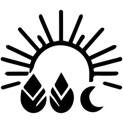 Stylish summer leaf for modern abstract design ideas