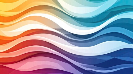 Obraz premium Abstract wavy gradient background