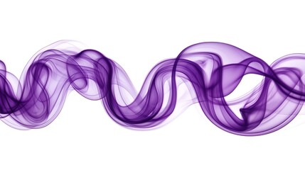 Purple Smoke Wave Abstract Design.