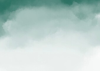 Green watercolor abstract background with a soft cloudy effect, ideal for presentations and digital projects.