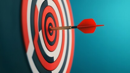 Precision Aiming:A Dart Striking a 3D Target, Overcoming Challenges in a 3D