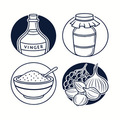 Essential Daily Items Line Icons