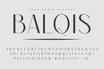 Obraz premium Modern Bold Font. Sans Serif Font. Regular Italic Uppercase Lowercase Typography urban style alphabet fonts for fashion, sport, technology, digital, movie, logo design, vector illustration