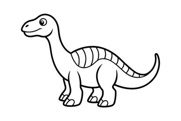 Naklejka premium tyrannosaurus dinosaur vector illustration