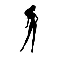 Woman Silhouette Vector Art Image Illustration