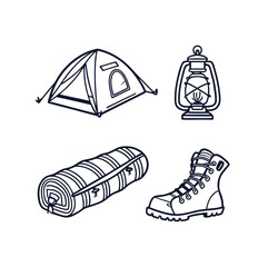 Essential Daily Items Line Icons