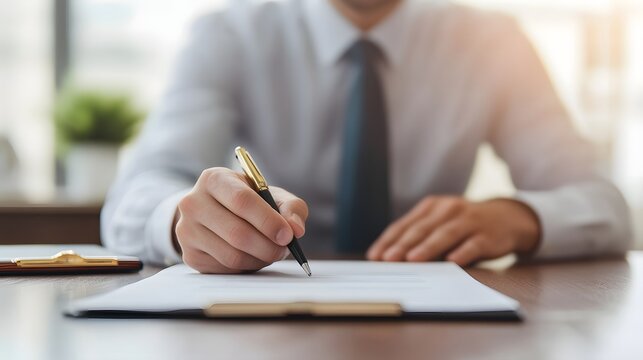 Lawyer Reviewing Files for Court Case