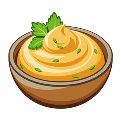 vector illustration of a chocolate cake