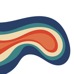 Corner Border Topography Pattern