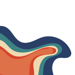 Corner Border Topography Pattern