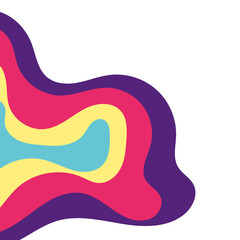 Corner Border Topography Pattern