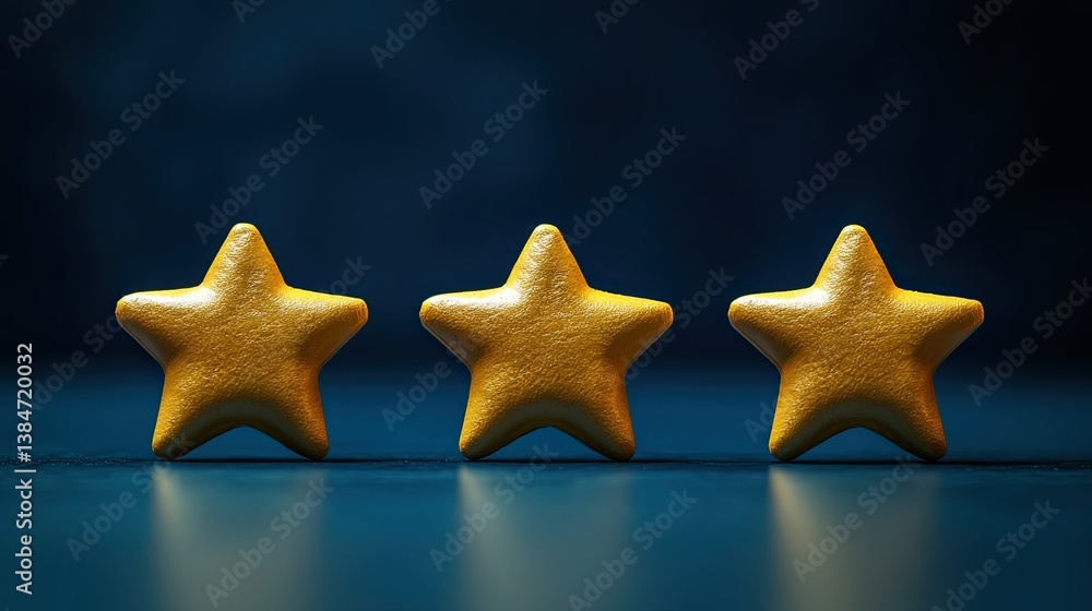 Poster five-star review slider bar button background for customer satisfaction and product rating