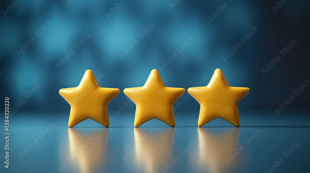 Poster five-star review slider bar button background for customer satisfaction and product rating