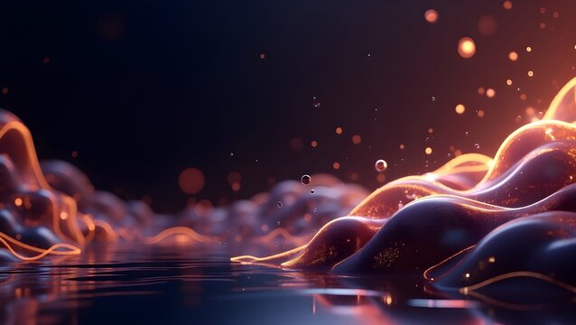 3D Abstract Futuristic Background Design. Abstract background sunlight. Sunlight abstract background 