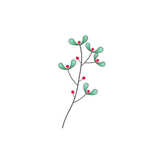 nature branch with leaves