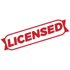 Licensed Rubber Stamp Seal