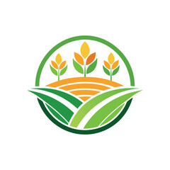 agriculture logo design vector 