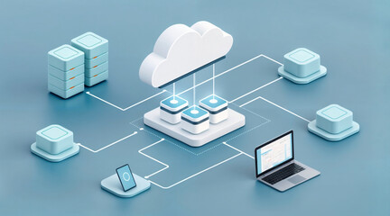 Cloud-Based Infrastructure for Data Transfer, Digital Workstations in a Connected Virtual Environment, Business Cloud Network Visualization