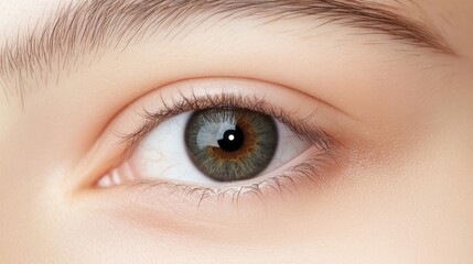 Obraz premium Close - up of a human eye