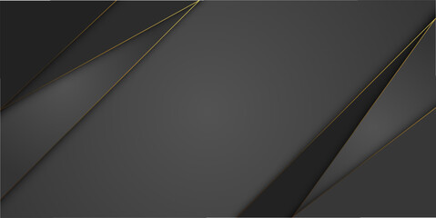 black background overlap dimension grey vector illustration message board for text and message design modern website