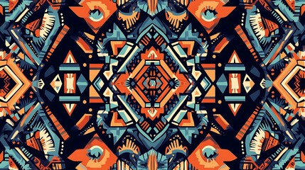 Fototapeta premium High-Resolution Symmetrical Geometric Vector Style