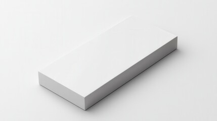 Fototapeta premium Blank rectangular box mockup (1)