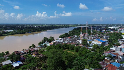 view of the city of the river