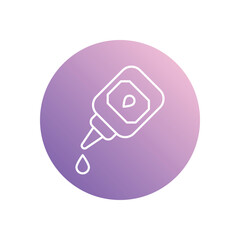 Glue icon isolated on a white background. Vector illustration.