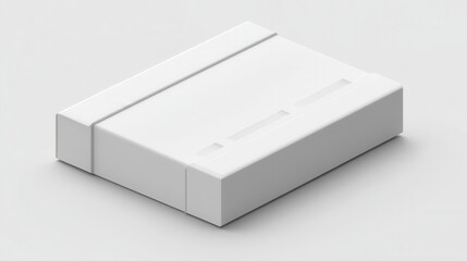 Naklejka premium Blank white box (77)