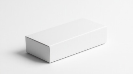 Fototapeta premium Blank white cardboard box (45)