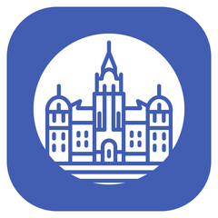 Fototapeta premium City Hall Icon