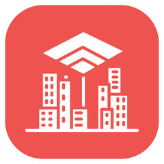 Obraz premium City Square Icon