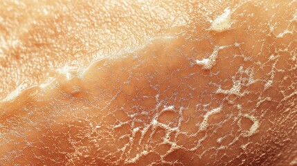 Fototapeta premium Dry cracked skin texture close-up, desert background