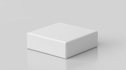 Fototapeta premium Blank white square box (45)