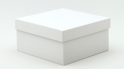Blank white square gift box (7)