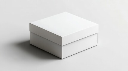 Blank white square gift box (8)