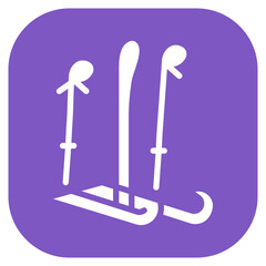 Skis Icon