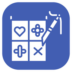 Hand Quilting Vector Icon