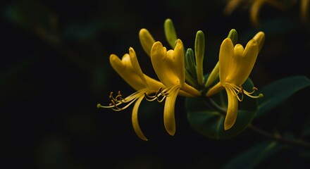 Obraz premium Golden Hour Bloom AI Generated