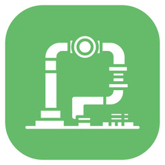 Fototapeta premium Offloading Hose Icon