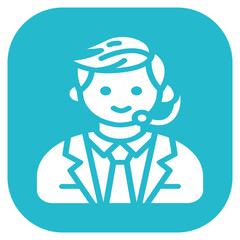 Salon Receptionist Icon