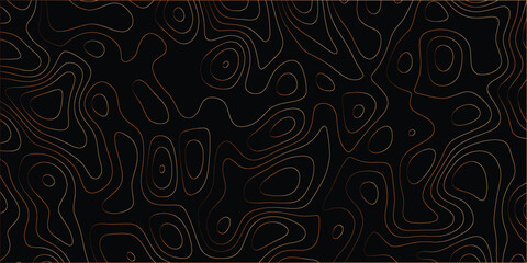 Modern contour line pattern inspired by elevation maps and organic flow

