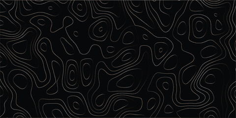 Geographical contour pattern with artistic interpretation and abstract form

