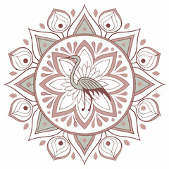 vector illustration of a floral background