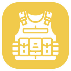 Obraz premium Tactical Vest Vector Icon